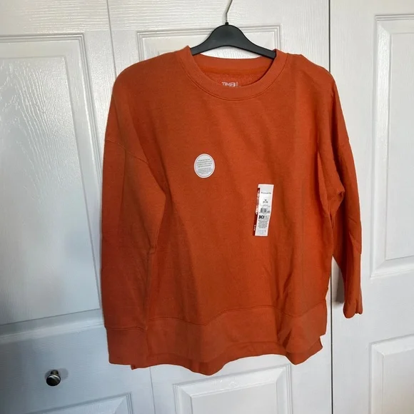 Rustic orange pumpkin spice nwt tunic sweatshirt - Picture 2 of 4